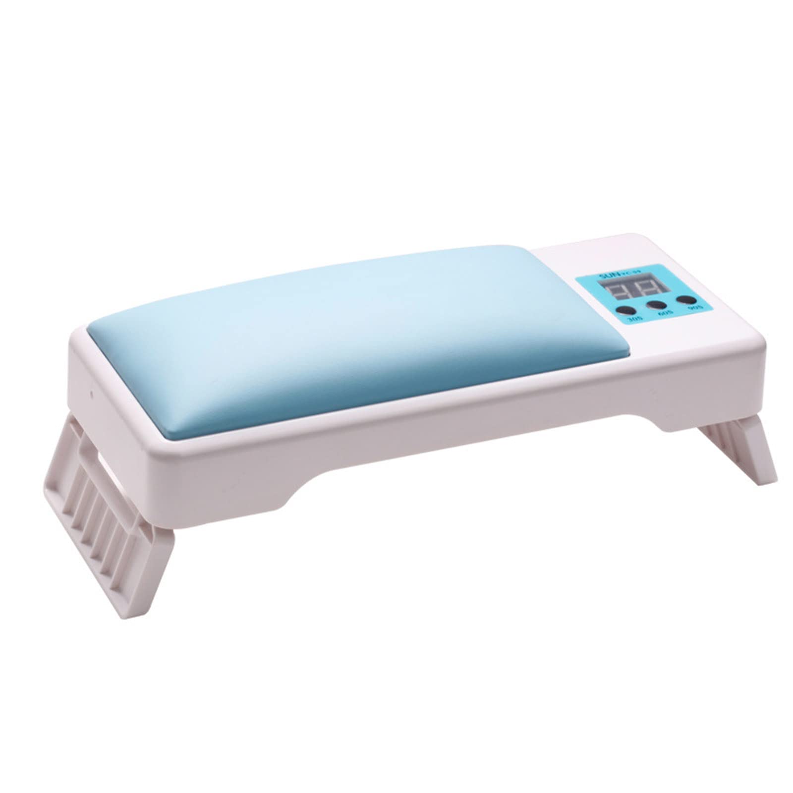 EXCLUZO Foldable UV LED Nail Lamp - Professional Gel Polish Dryer with Adjustable Hand Cushion for Nail Salon & Home Use | Fast Curing LED Therapy Light for Manicures & Pedicures | Perfect for DIY Nail Art & Professional Nail Technicians
