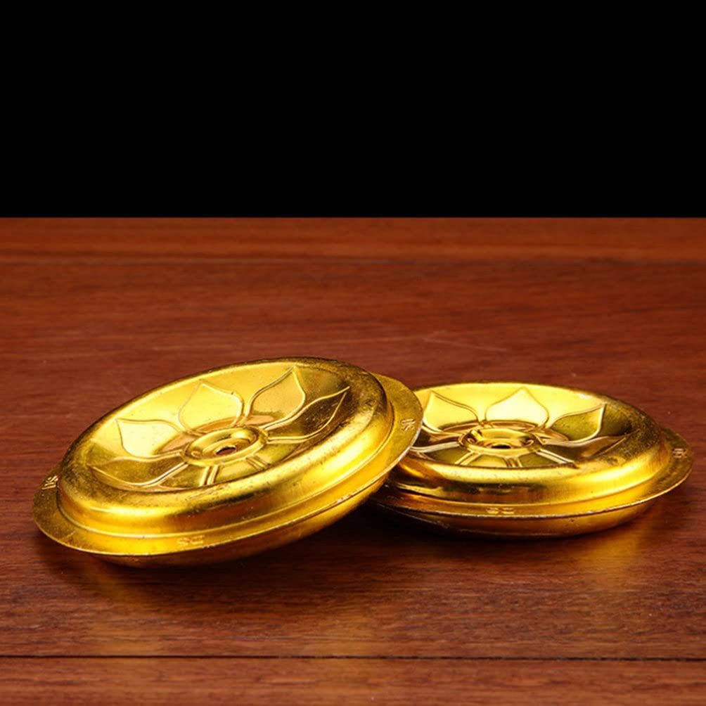 9PCS Oil Float Buddha Wick Holders - Floating Lotus Oil Lamp Supplies for Liquid Butter Lamps, Enshrine & Decorate Altars - Perfect for Meditation, Yoga, Prayer & Spiritual Ceremonies