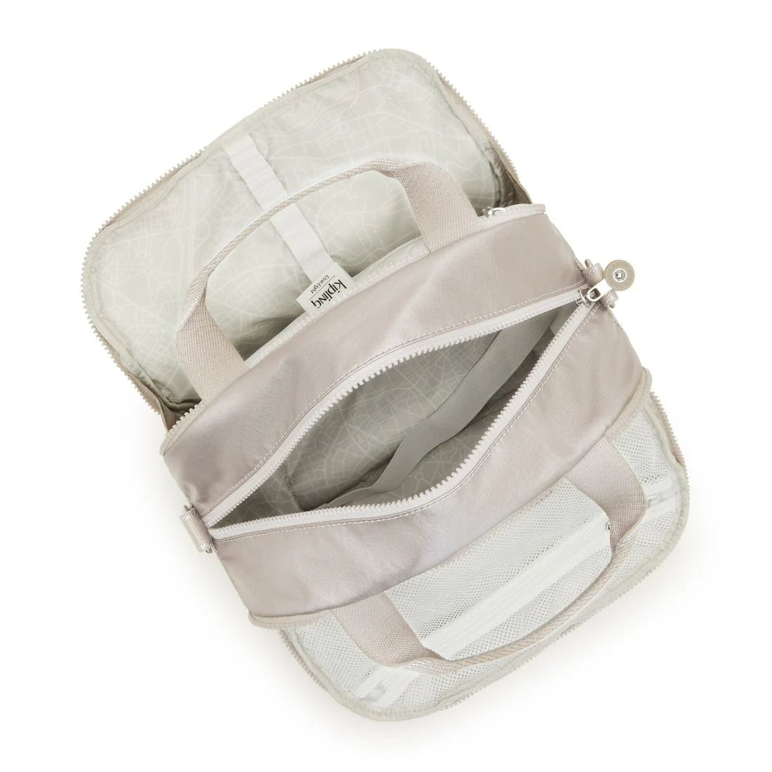 Kipling Palm Beach GM Toiletry Bag - Waterproof Travel Cosmetic Organizer (Metallic Glow) | Perfect for Gym, Vacation & Business Trips