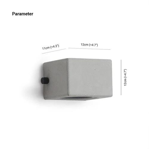 White Square Outdoor Up and Down Wall Lights - Modern LED Exterior Lighting for Patio, Garden, Facade & Entryway - Waterproof IP65 for All Weather Use