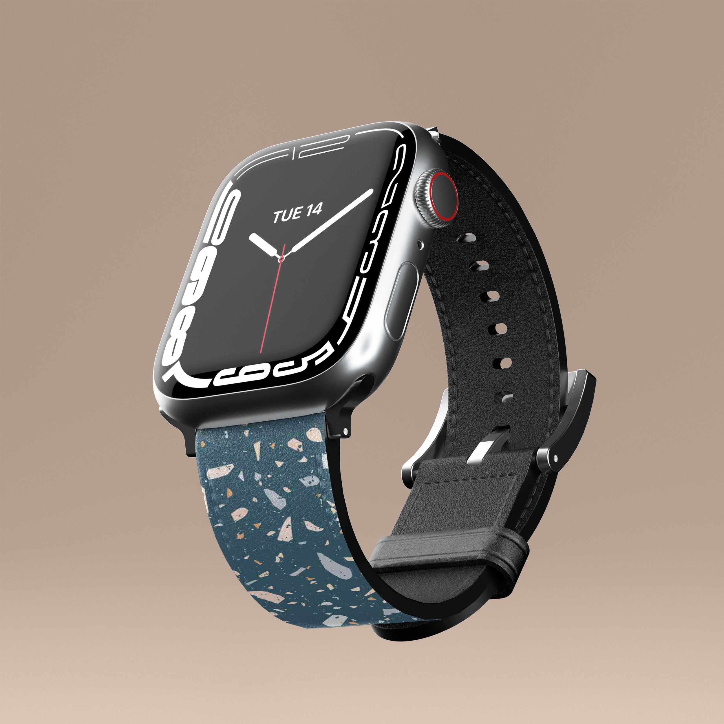 Terrazzo Pattern Apple Watch Band - Stylish & Durable Watch Strap for Women & Men - Perfect for Workouts, Office & Casual Wear