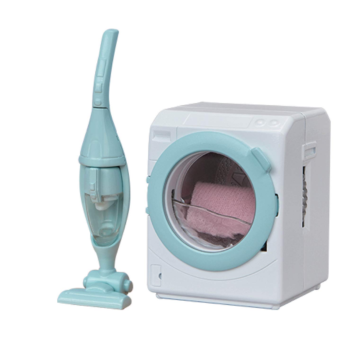 Calico Critters Dollhouse Furniture & Decor Set - Miniature Laundry & Vacuum Cleaner for Kids Pretend Play | Perfect for Dollhouse Accessories, Role Play & Collectible Display