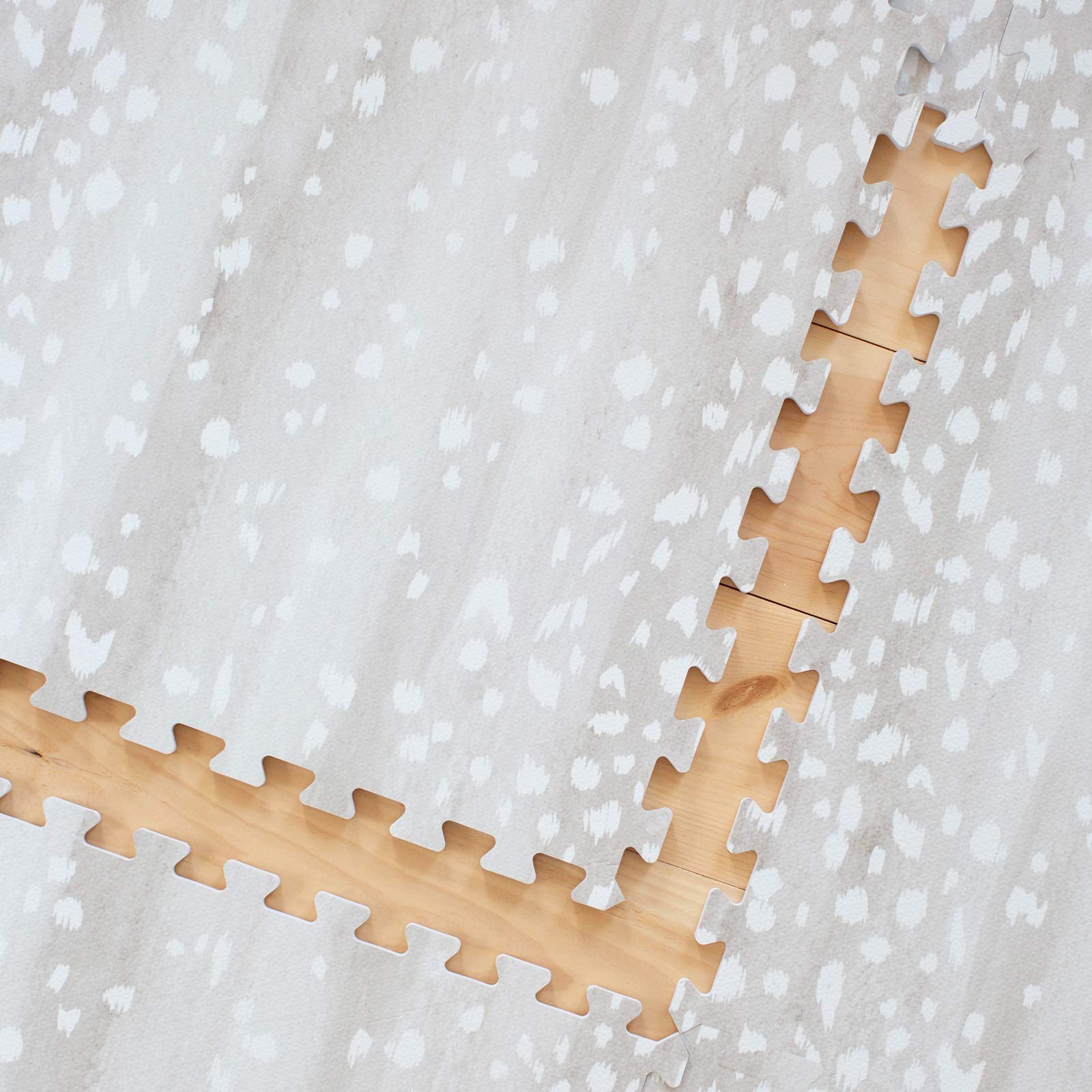 Little Nomad Play Mat | Non-Toxic Foam Baby Playmat for Crawling & Tummy Time | Soft & Safe Floor Mat for Nursery, Daycare & Home Play Areas | Fawn Design