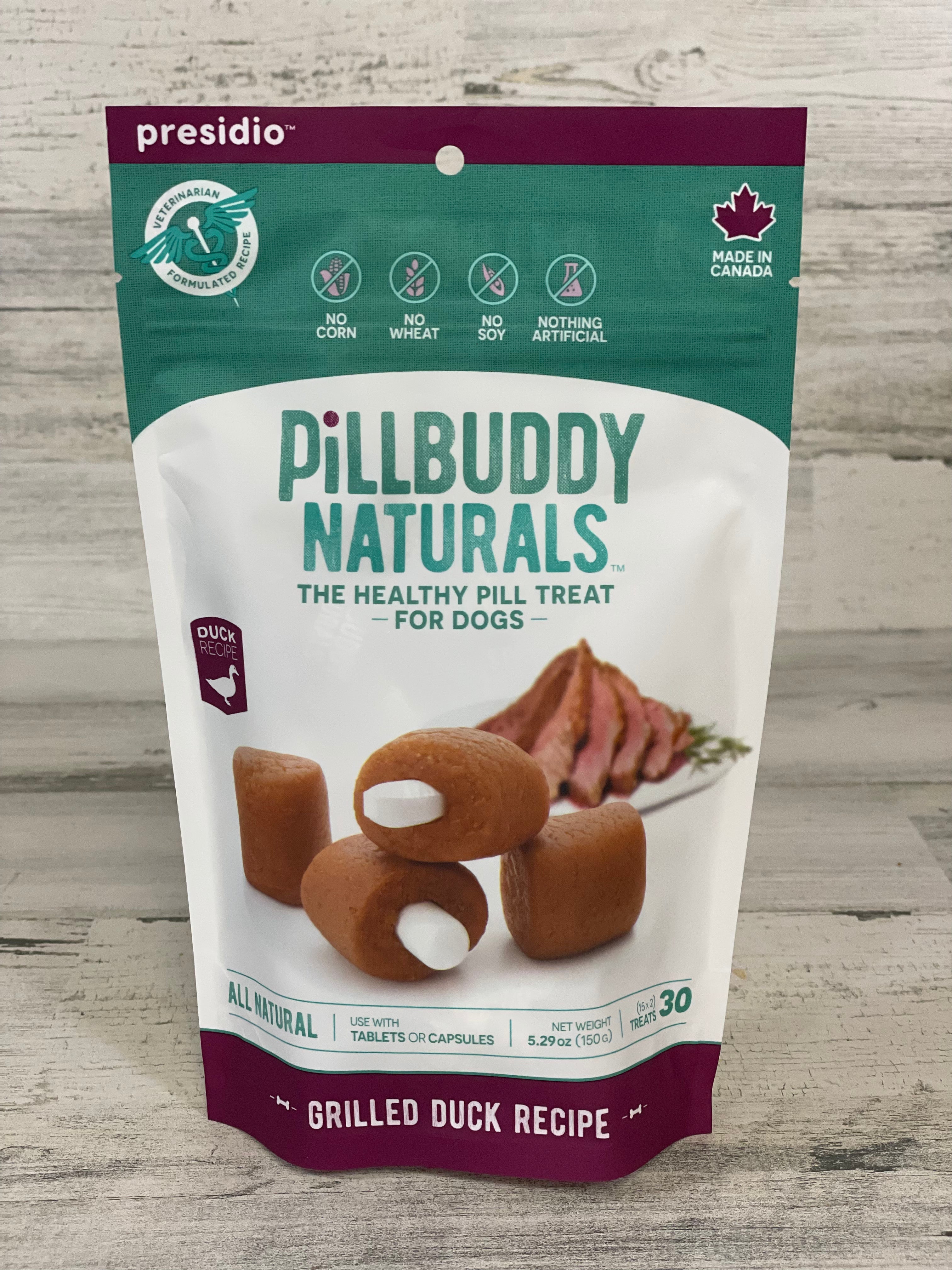 Pill Buddy Naturals Duck Shaped Pet Supplements - 30 Count for Dogs & Cats | Easy-to-Swallow Soft Chews for Joint Health & Mobility Support | Perfect for Senior Pets & Active Animals