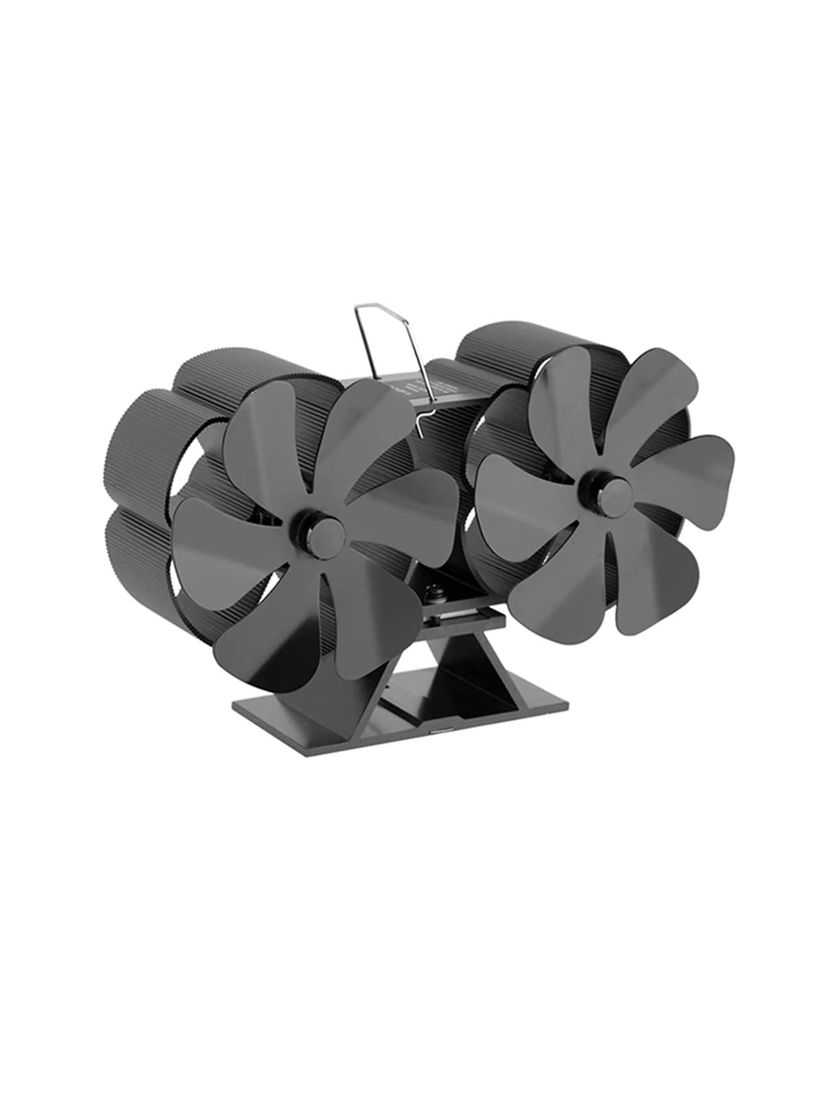 HPTHLY 12-Blade Fireplace Fan Upgrade - Powerful Wood Stove Fan for Large Rooms, Log Steady Accessory | Perfect for Home Heating & Cozy Winter Nights