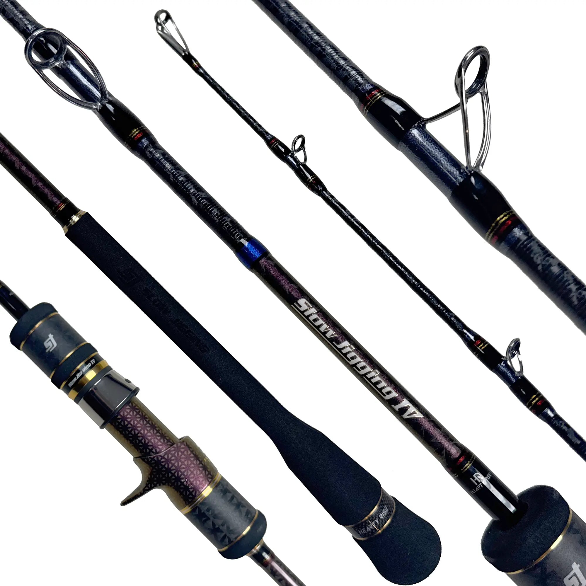 Premium Hearty Rise Slow Jigging IV Conventional Fishing Rod - Saltwater & Freshwater Jigging Rod for Offshore, Inshore, and Deep Sea Fishing Adventures