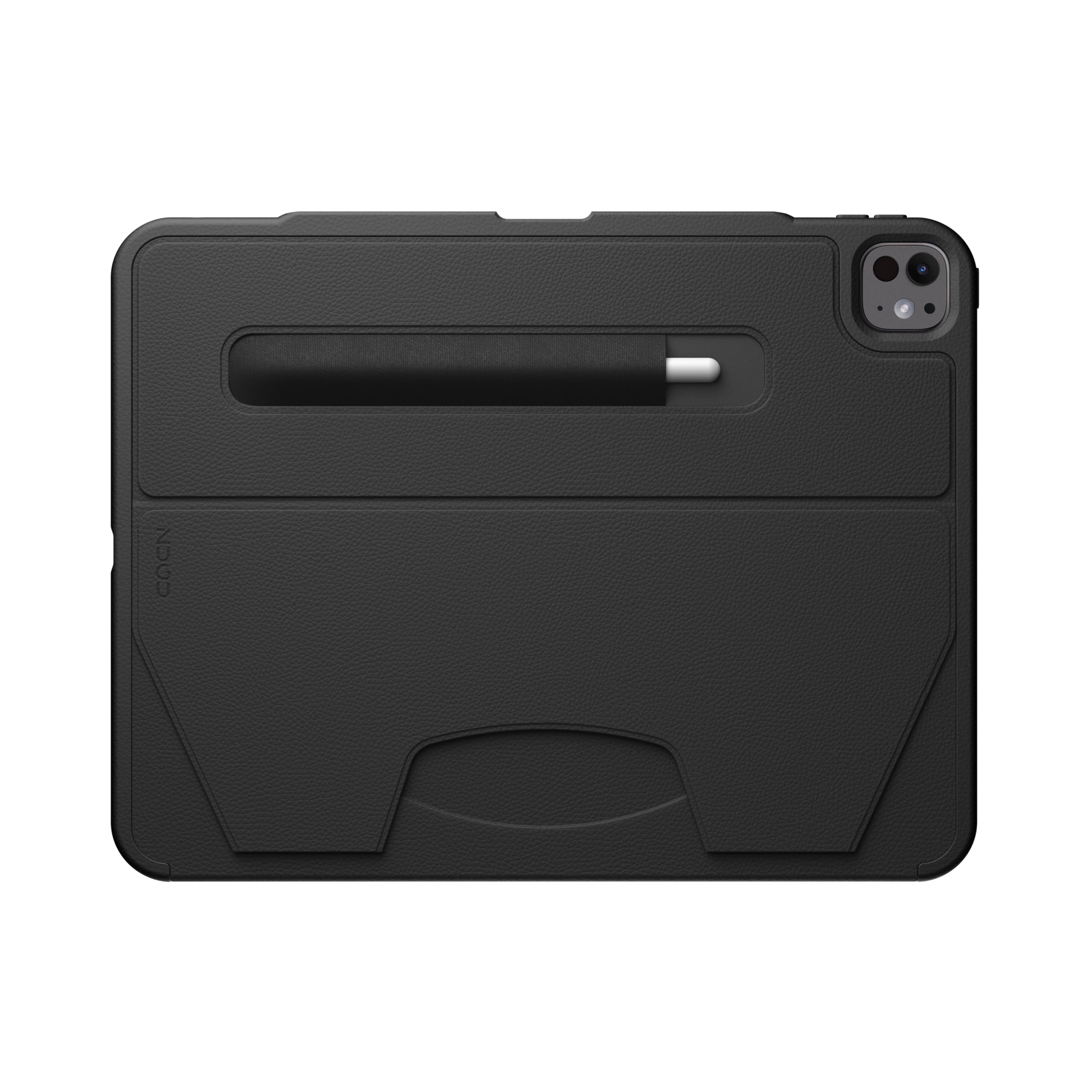 Zugu Case for iPad Pro 13 (M4) 2024 - Ultra Slim Protective Cover with Apple Pencil Holder | Auto Wake/Sleep | 10 Adjustable Viewing Angles | Shockproof iPad Pro 13 Inch Case | Perfect for Work, Travel & Home Use | Black