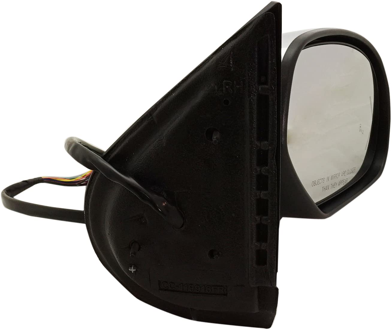 Garage-Pro Power Heated Side Mirror with Memory, Puddle Light & BSD in Glass - Compatible with 2007-2014 Chevy Tahoe, Suburban 1500 & GMC Yukon (Non-Tow, Power Fold, Chrome) - Perfect for Night Driving & Enhanced Safety