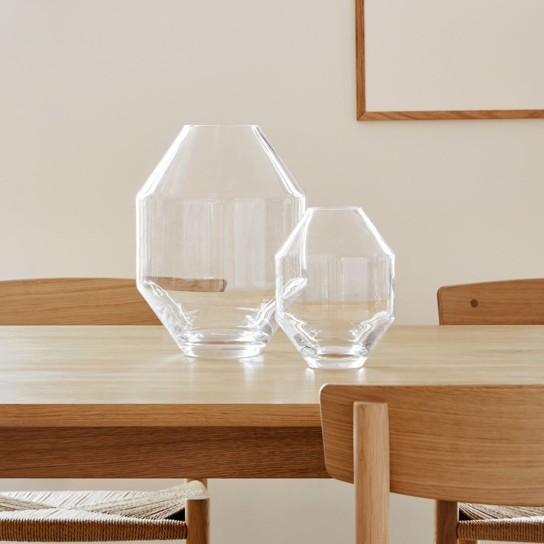 Sofie Osterby Hydro Vase by Fredericia - Modern Scandinavian Glass Vase for Home Decor, Wedding Centerpieces & Floral Arrangements