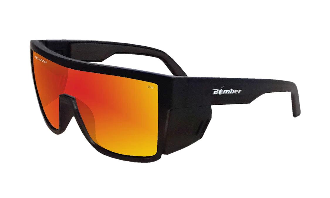 BUZZ Bomb Safety Red Mirror Crystal Z87 ANSI Certified Safety Glasses - Perfect for Construction, Woodworking & DIY Projects