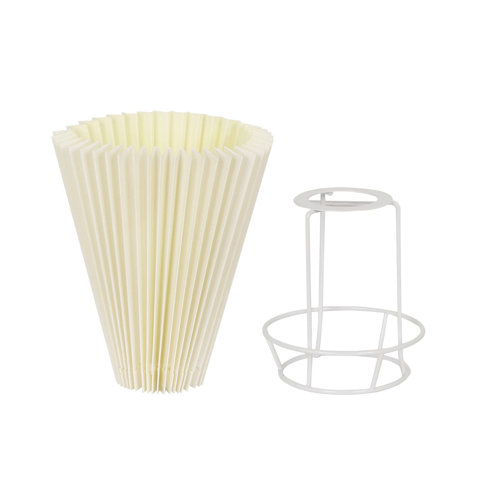 2-Pack Pleated Fabric Lamp Shades - 10.23