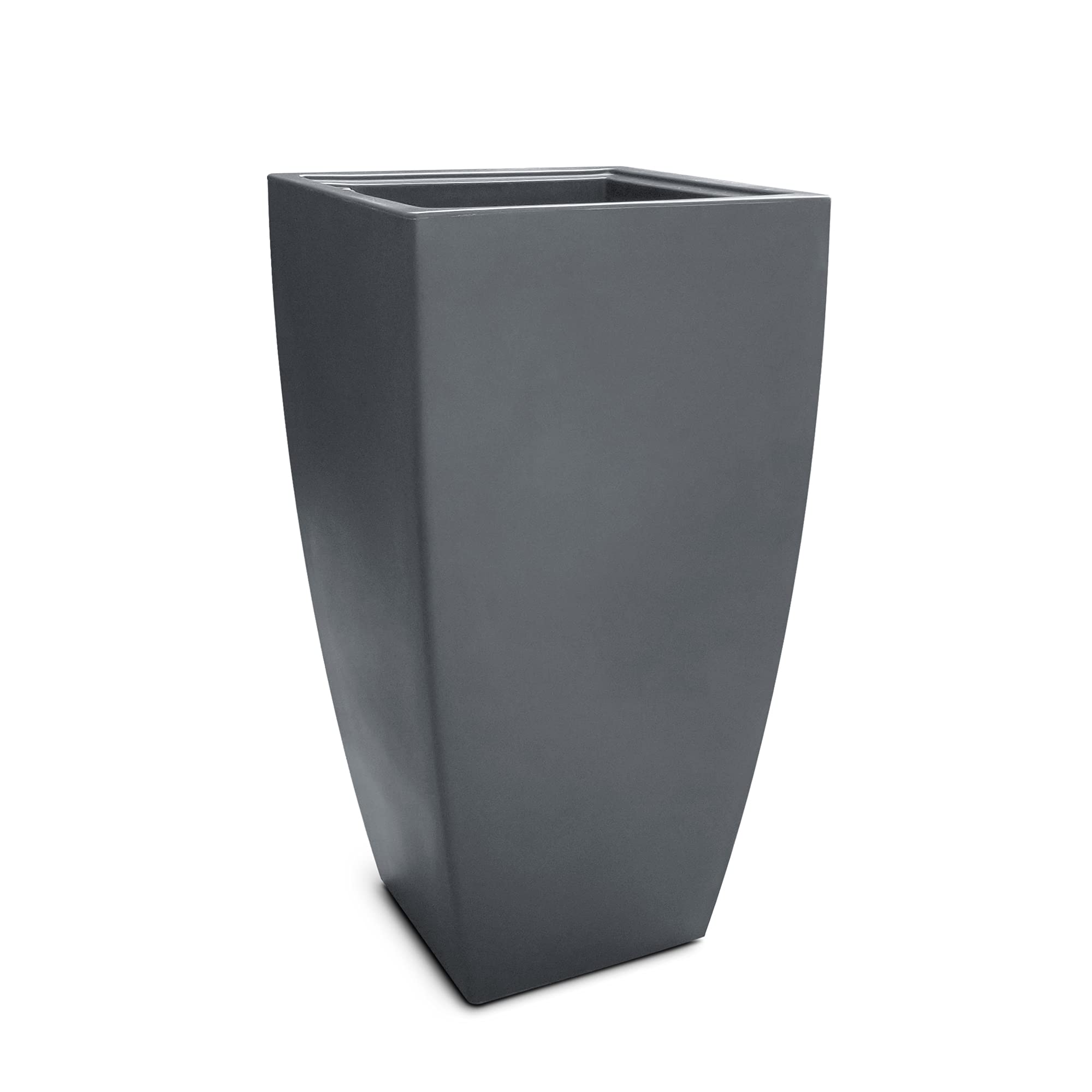 Mayne Kobi 32-Inch Tall Self-Watering Flower Planter - Weather-Resistant Indoor/Outdoor Garden Pot for Patio, Porch, Entryway - Perfect for Home Decor, Landscaping & Gift Ideas