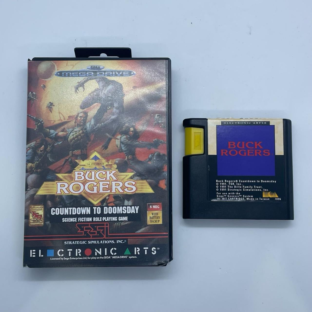 Buck Rogers Sega Mega Drive Game PAL - Retro Gaming Console Cartridge for Classic 90s Video Game Collectors & Enthusiasts - Perfect for Nostalgic Gaming Nights & Vintage Arcade Setups