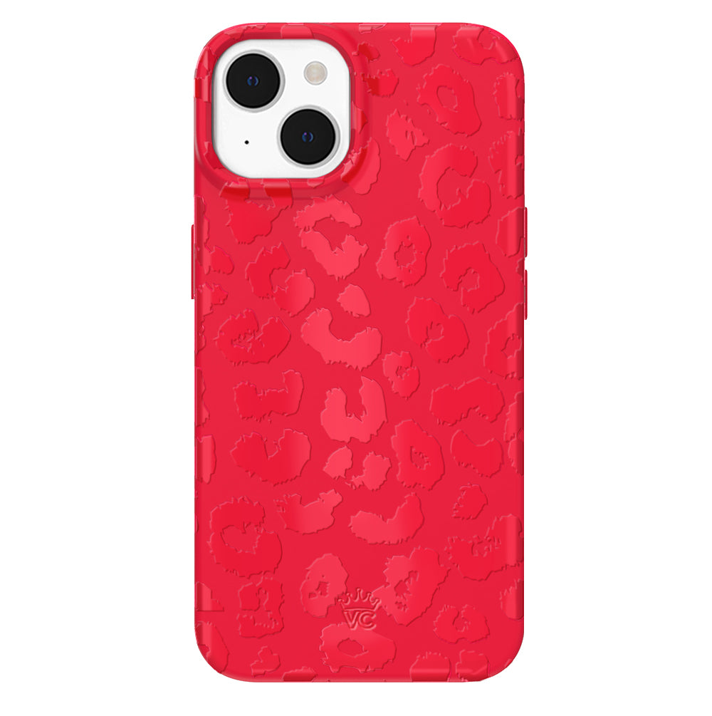 Red Hot Leopard Print iPhone Case - Stylish Protective Cover for iPhone 12/13/14/15 Pro Max | Perfect for Fashion Lovers & Wild Style Enthusiasts
