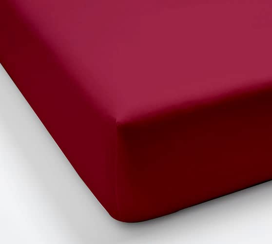 Lightweight Super Soft Easy Care Microfiber Bed Sheet Set - Single/Queen Size with Elastic Support (Raspberry) | Perfect for Home, Hotel & Guest Room Comfort