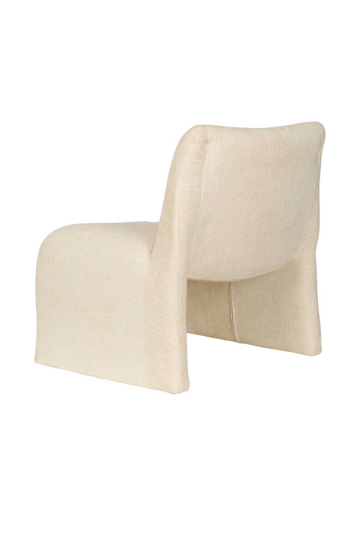 Modern White Accent Chair - Stylish Living Room Furniture for Home Decor, Office & Reading Nook