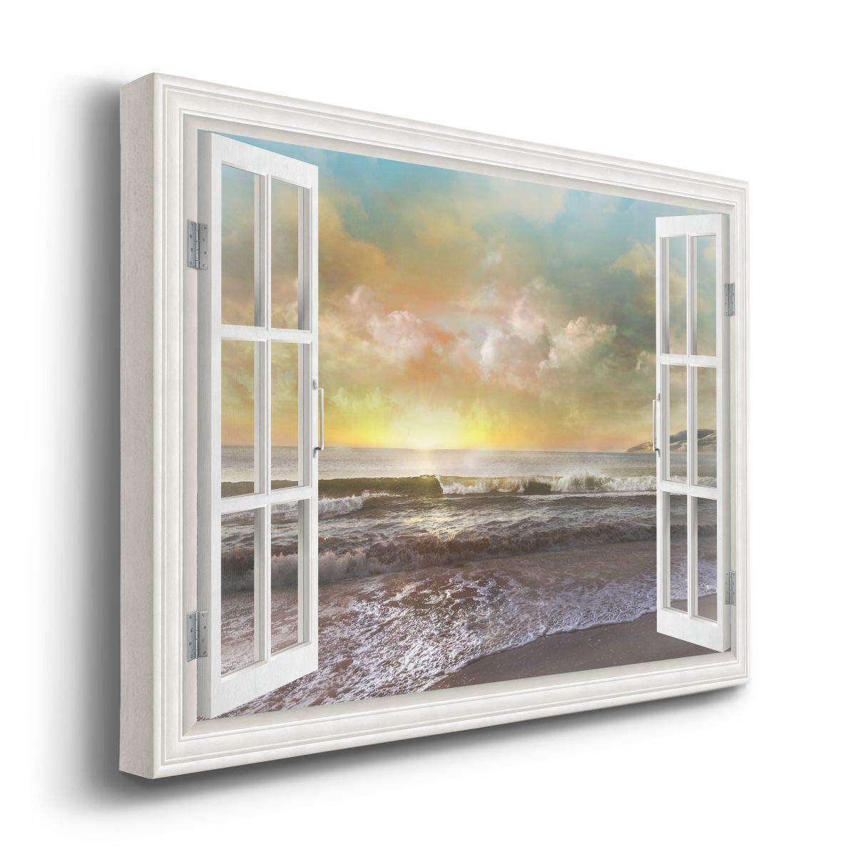 Sunset Beach Dusk Embrace Nature Wall Art Prints - 8