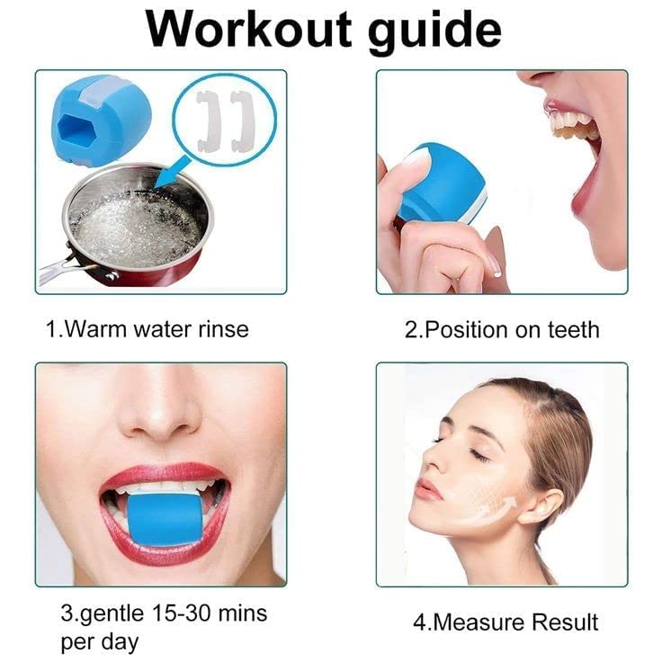 **Shyam Export Jawline Exerciser for Face & Neck - Define & Slim Jawline, Tone Facial Muscles, Anti-Aging Workout Tool for Men & Women - Perfect for Home Gym, Travel & Daily Facial Fitness Routine**