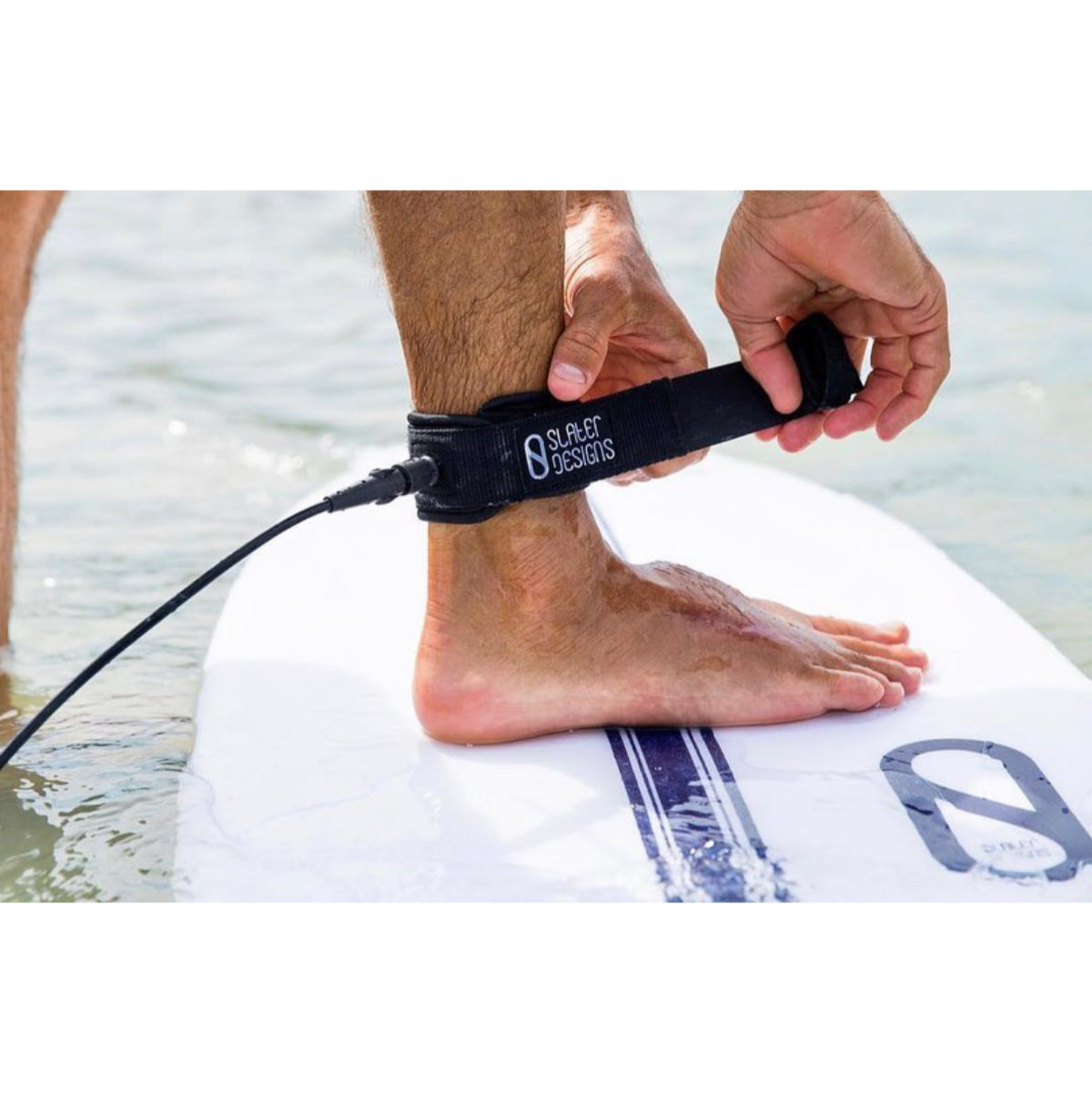 Slater Designs 7'0 Regular Surfboard Leash - Durable & Comfortable for Surfing, Paddleboarding & Water Sports