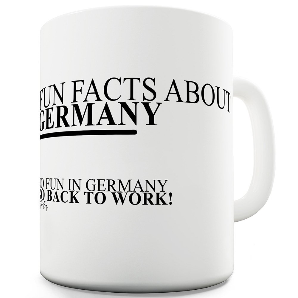 15oz Funny Coffee Mug with Fun Facts About Germany - Perfect for Office, Gifts & Tea Lovers