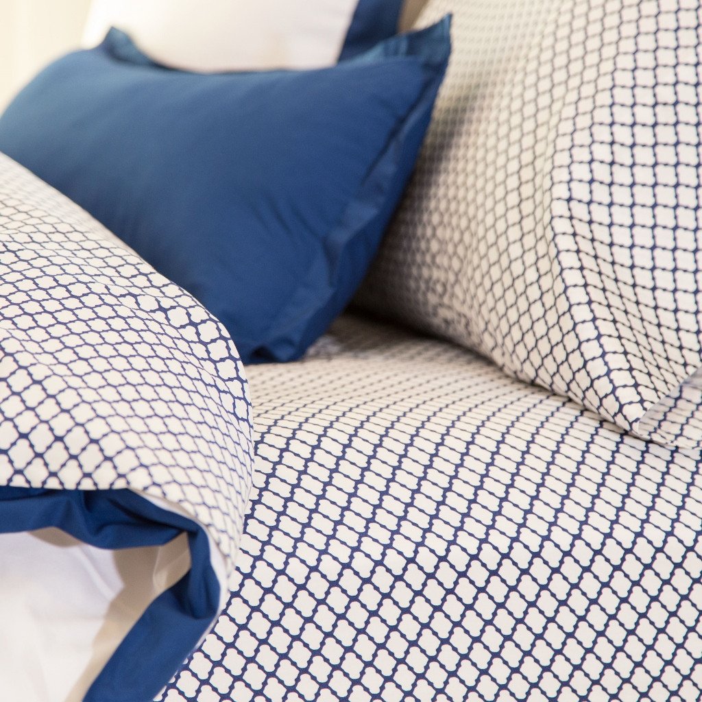 Premium Blue Cloud Sheet Set - 2-Piece (Fitted Sheet & Pillow Cases) - Soft Bedding for Comfortable Sleep - Perfect for Master Bedroom, Guest Room & Dorm