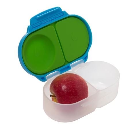 b.box Snack Box for Kids - Leak-Proof, BPA-Free Food Container with Removable Divider | Ocean Breeze Design | Perfect for School Lunches, Travel & On-the-Go Snacks