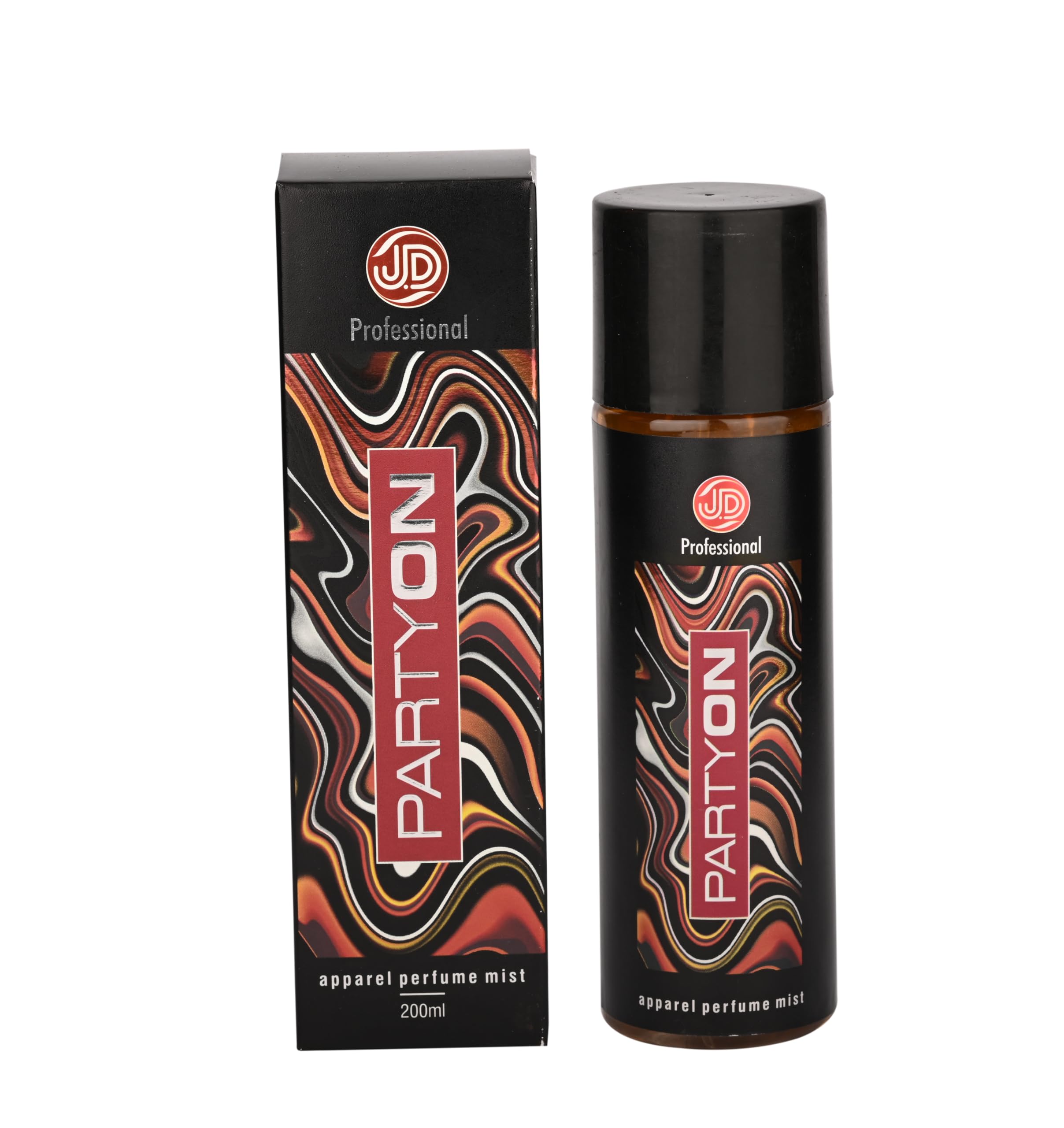 JD INTERNATIONAL PARTY ON Unisex Perfume Mist - 200ml Long Lasting Fragrance | Refreshing Body Spray for Men & Women | Valentine's Day Gift for Her/Him | Perfect for Date Night, Office & Everyday Confidence