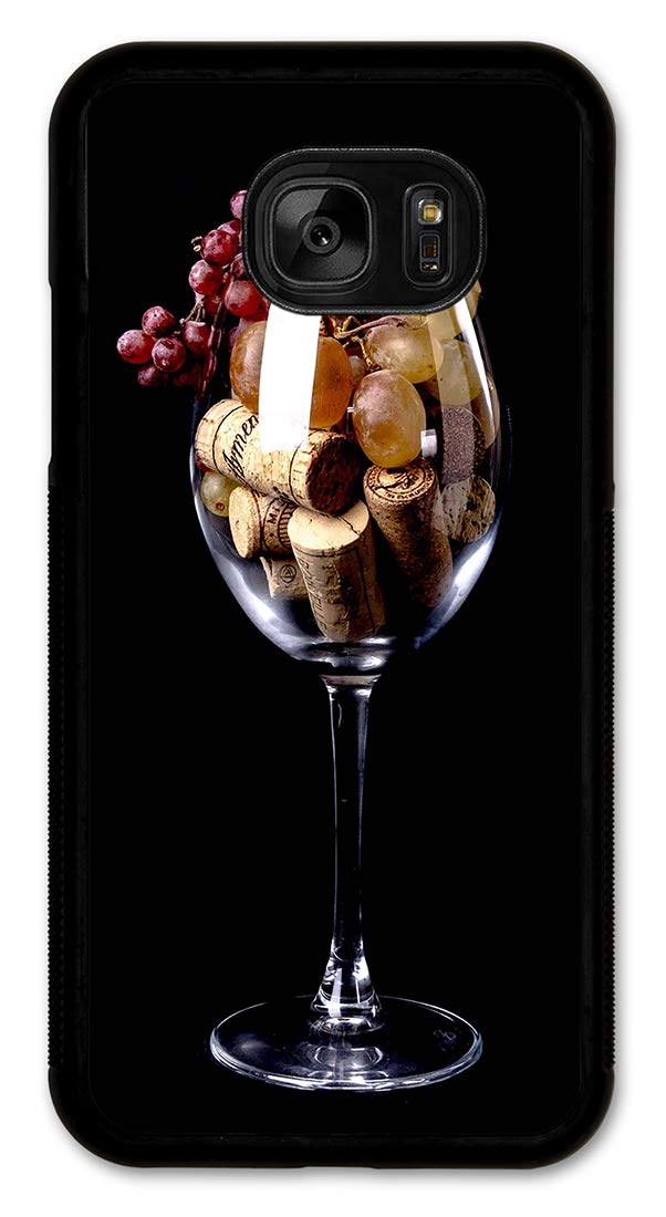 Slim Samsung Galaxy S7 Phone Case - Wine Glass Cork Design for Daily Protection