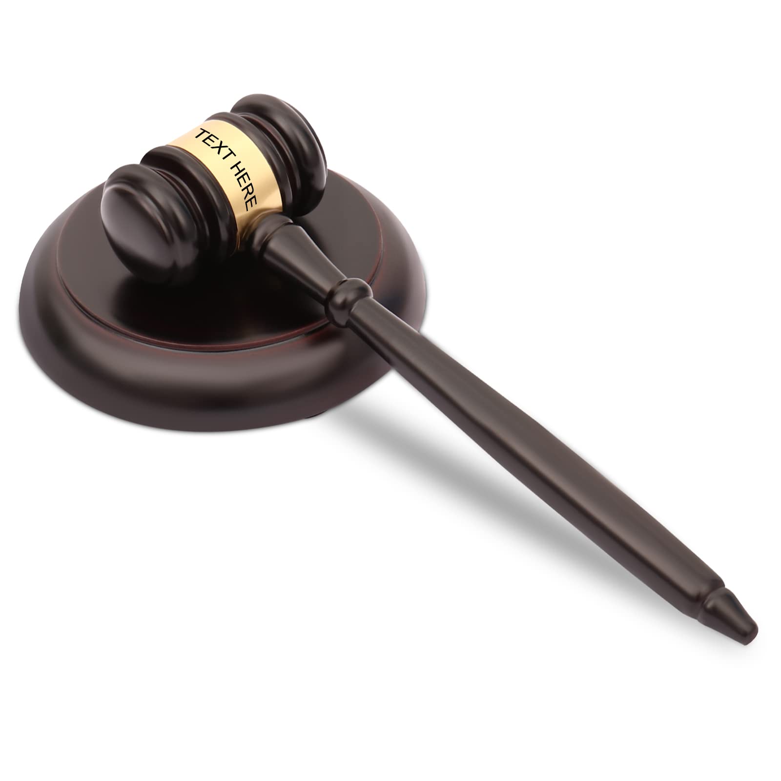 Custom Wooden Gavel & Sound Block Set for Lawyers, Judges & Auctions - Courtroom & Ceremonial Use