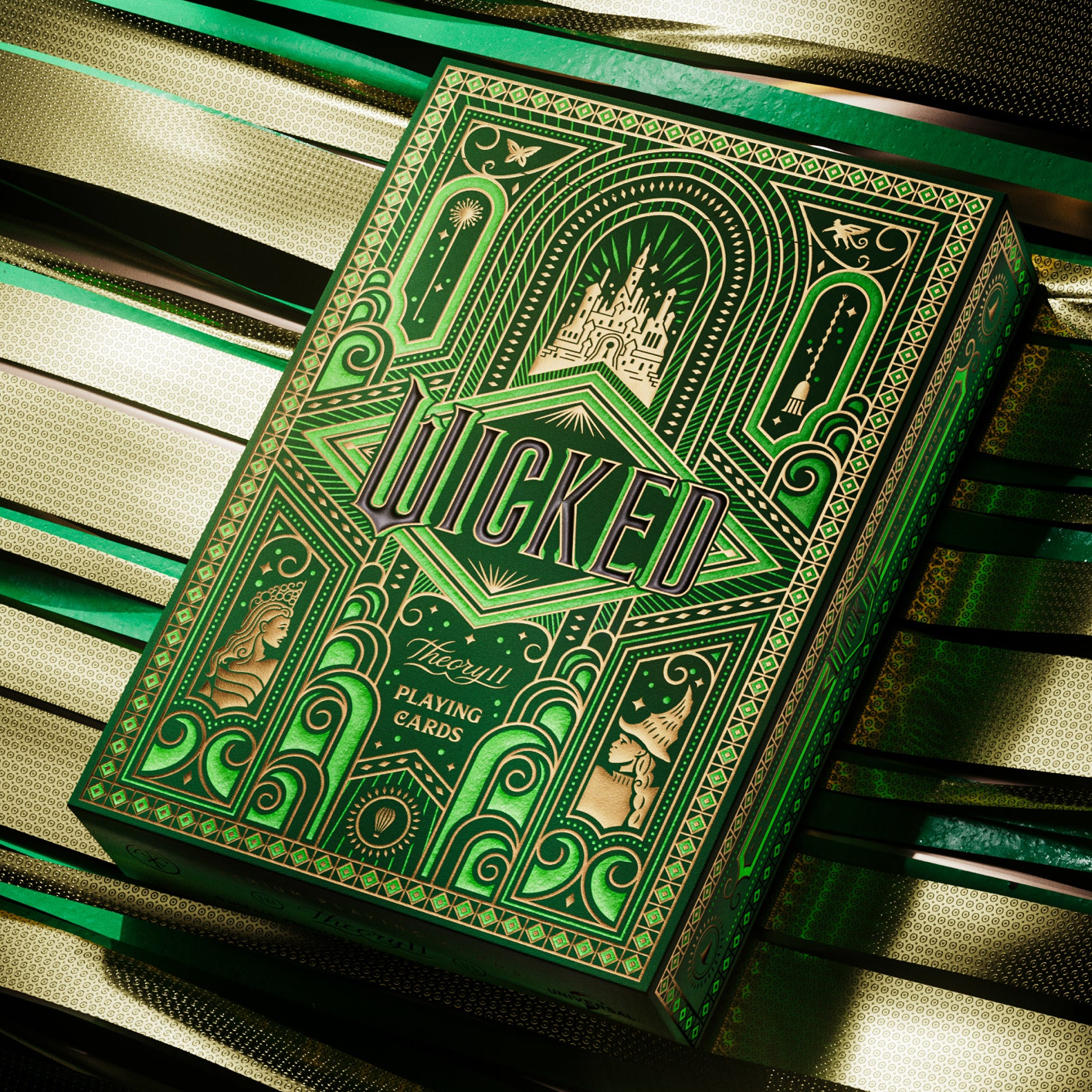 Premium Wicked Playing Cards - Unique Gothic Design for Magic Tricks, Poker Games & Collectors | Perfect for Halloween Parties, Game Nights & Cardistry Performances