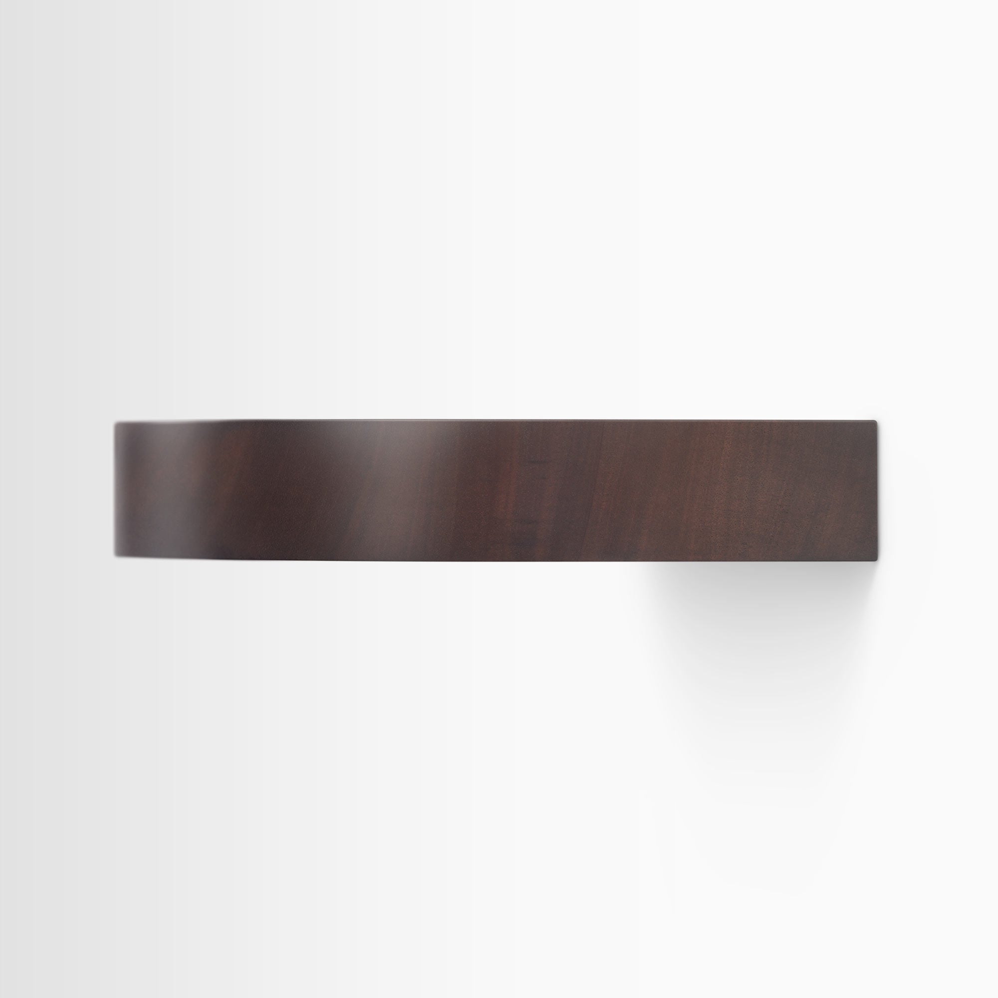 Aksel RADius Dutch Mocha Floating Shelf - Rustic Wood Wall Shelf for Kitchen, Bathroom, Living Room Decor | Perfect for Displaying Plants, Books & Home Decor Items