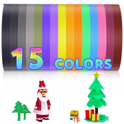 Pla Filament Refills-15 Solid Colors