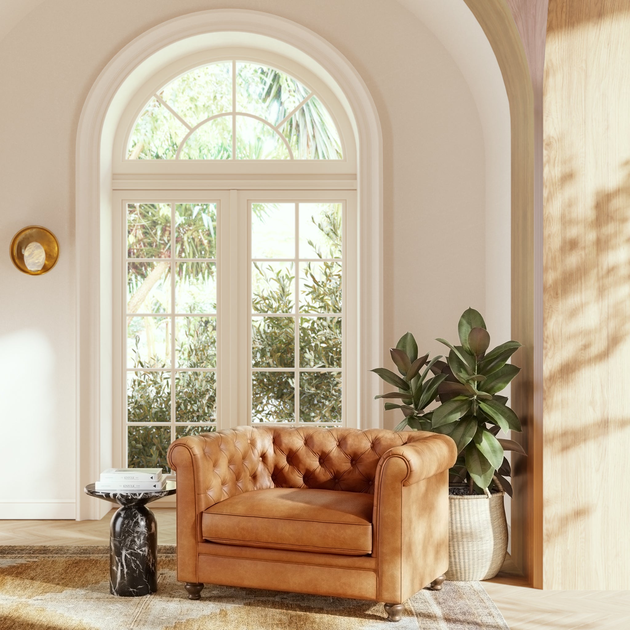 Wells End Table - Modern Side Table for Living Room, Bedroom & Office - Perfect for Lamps, Books & Decor