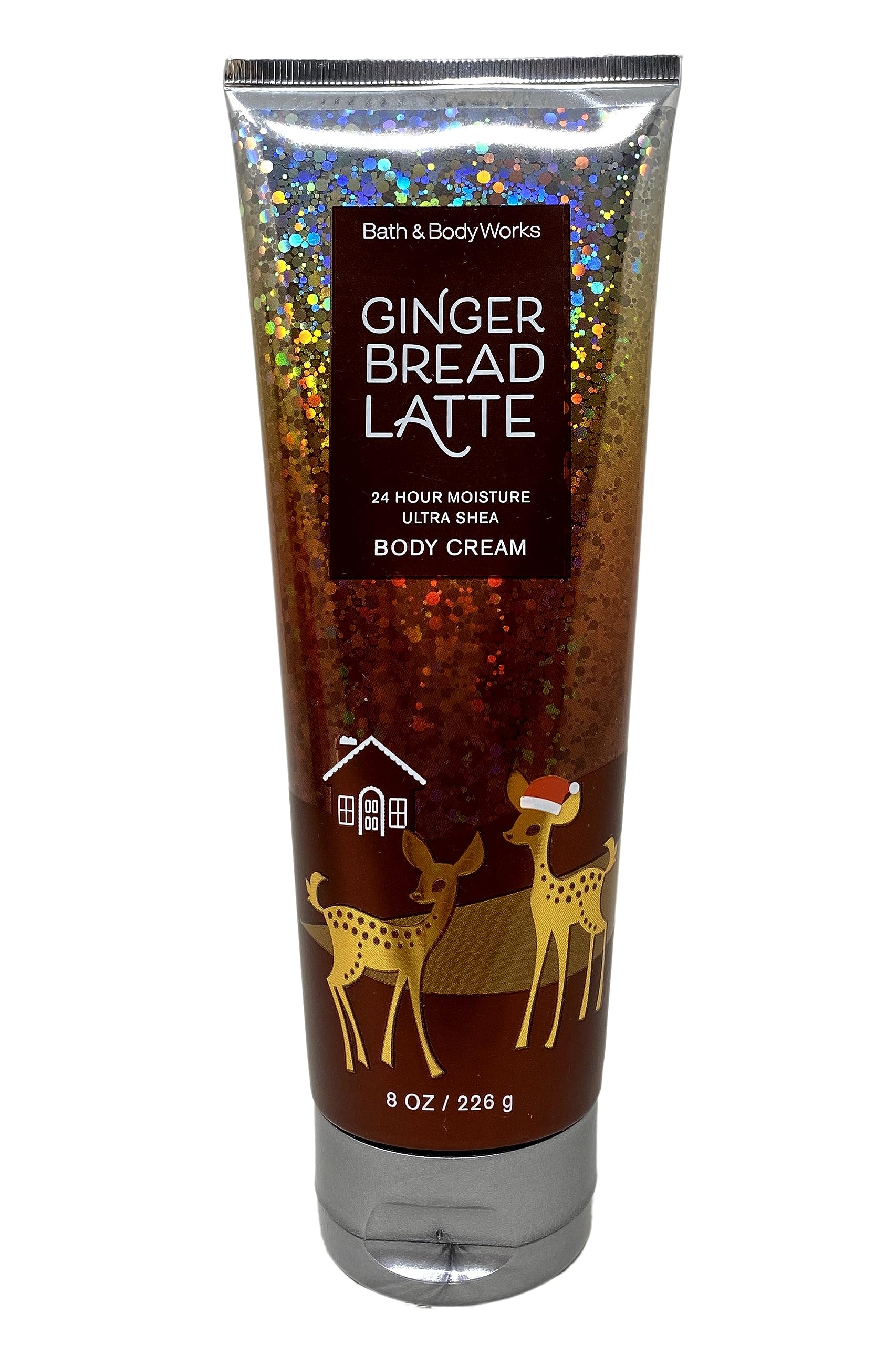 Bath & Body Works Gingerbread Latte 3-Piece Ultra Shea Body Cream Set - 24 Hour Moisturizing Value Pack for Dry Skin Care, Holiday Gift & Winter Hydration