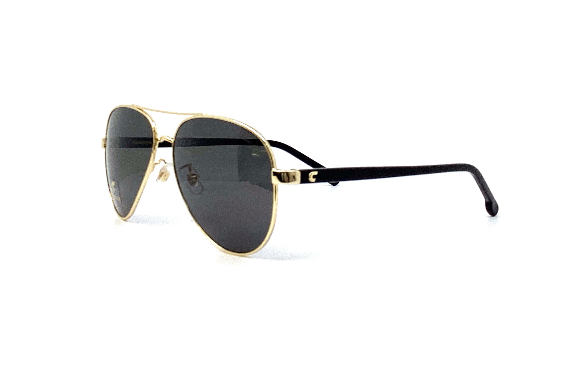 Carrera 3003/S Sunglasses - Gold & Black Aviator Style for Men & Women - Perfect for Driving, Outdoor Sports & Fashion Accessories
