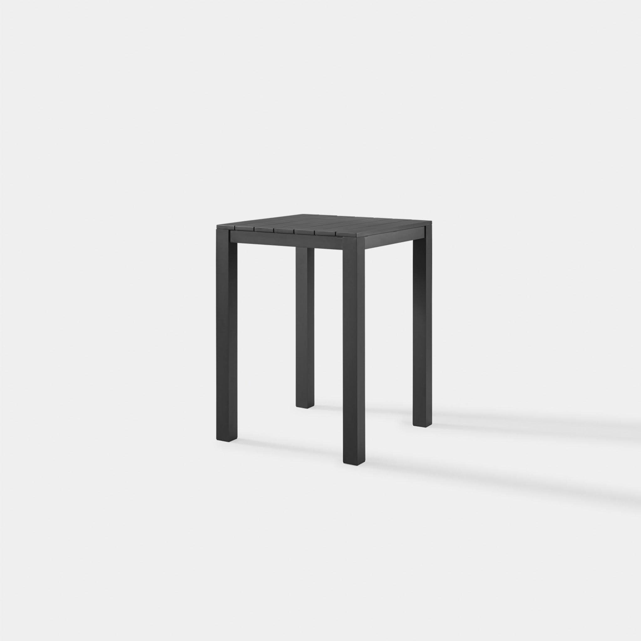 Premium Aluminum Square Bar Table - Durable & Modern Outdoor/Indoor Dining & Pub Furniture for Patio, Restaurant, or Home Decor