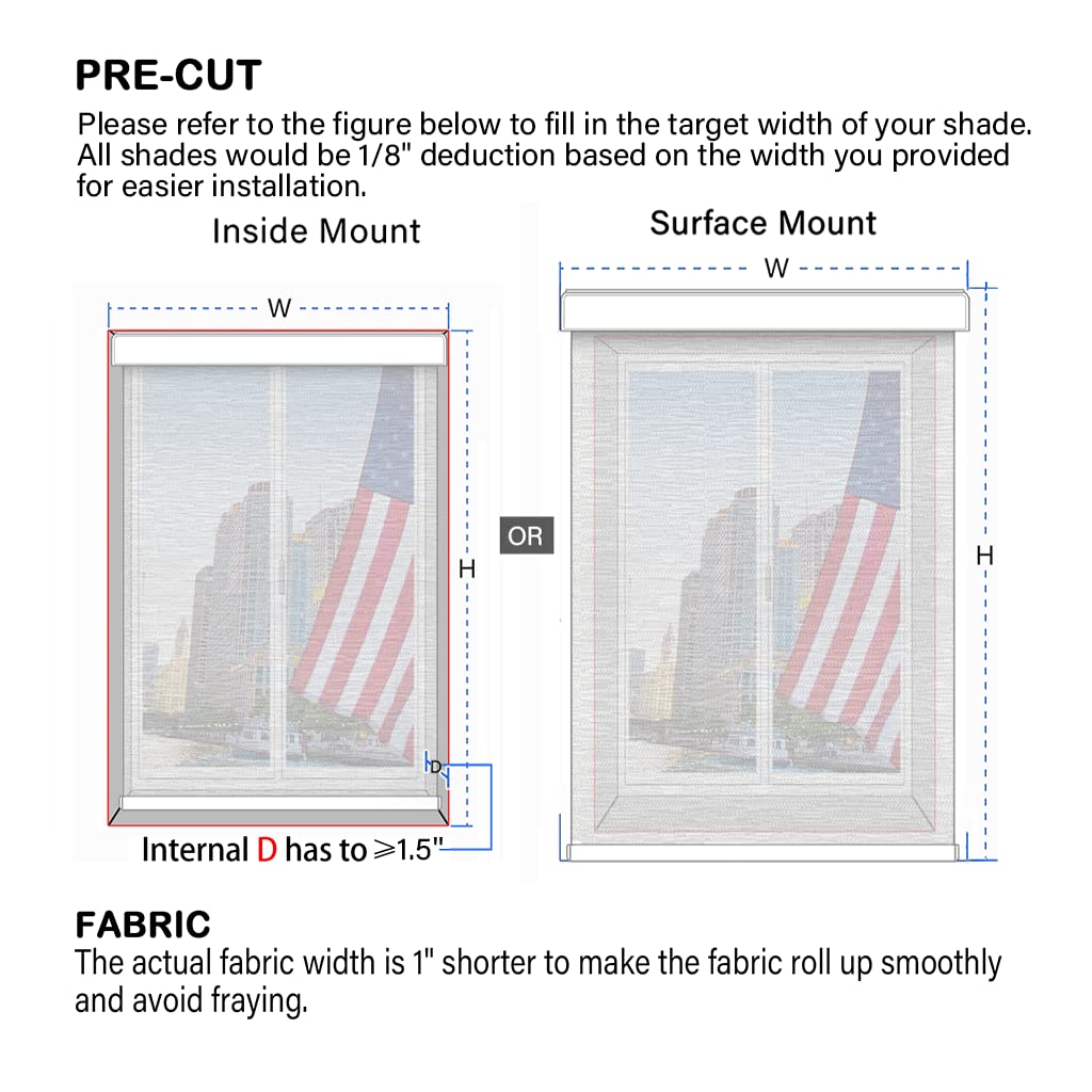 Smart Motorized Roller Shades with Remote Control - Rechargeable Built-in Battery, App & Voice Control for Alexa & Google Home - Perfect for Smart Homes, Bedrooms & Living Rooms