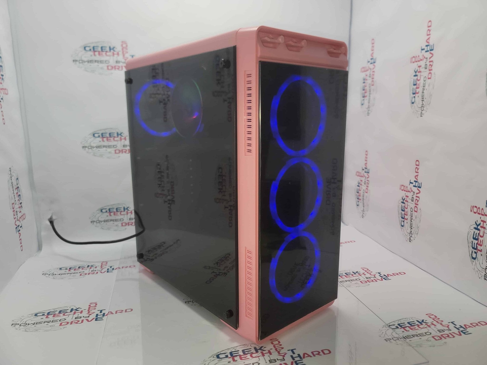 Custom Gaming Desktop PC - AMD Ryzen 5, 32GB RAM, RTX 3080, 500GB/1TB/2TB SSD, RGB Aura Sync (Pink A3) - High Performance Computer for Streaming, Esports & VR Gaming