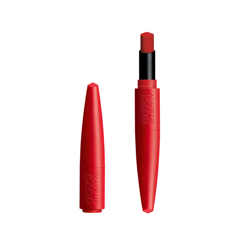424 Flaming Hot Red Rouge Artist For Ever - Long-Lasting Matte Lipstick for Bold Makeup Looks | Perfect for Parties, Date Nights & Special Occasions
