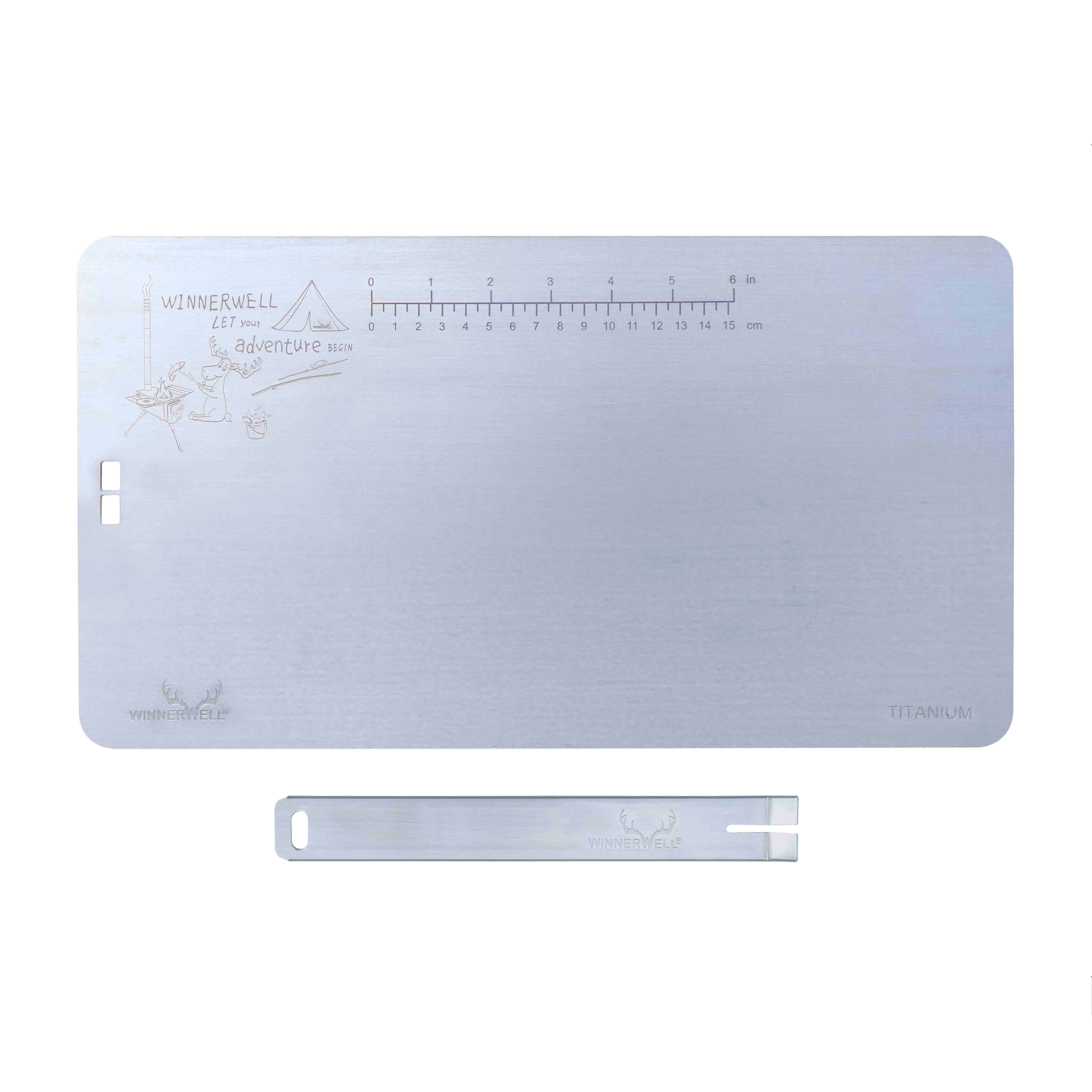 Premium Titanium Griddle Board - Large Non-Stick Cooking Surface for BBQ, Camping & Outdoor Grilling - Perfect for Steak, Pancakes & More