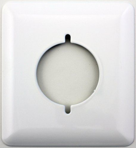 Mulberry White Princess Wall Plates - 2 Gang Slotted Dryer Outlet Cover - Classic Accents for Home Decor - Perfect for Laundry Rooms & Utility Spaces