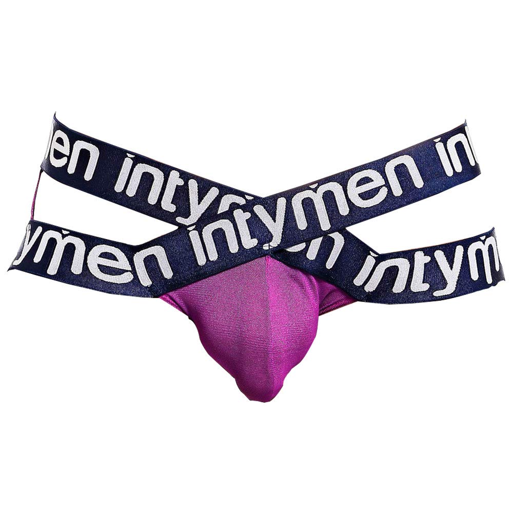 Sexy Men's Cross Jockstrap Lingerie - Micro Pouch Mesh Low Waist Backless Underwear for Sensual Wear, Intimate Moments & Special Occasions