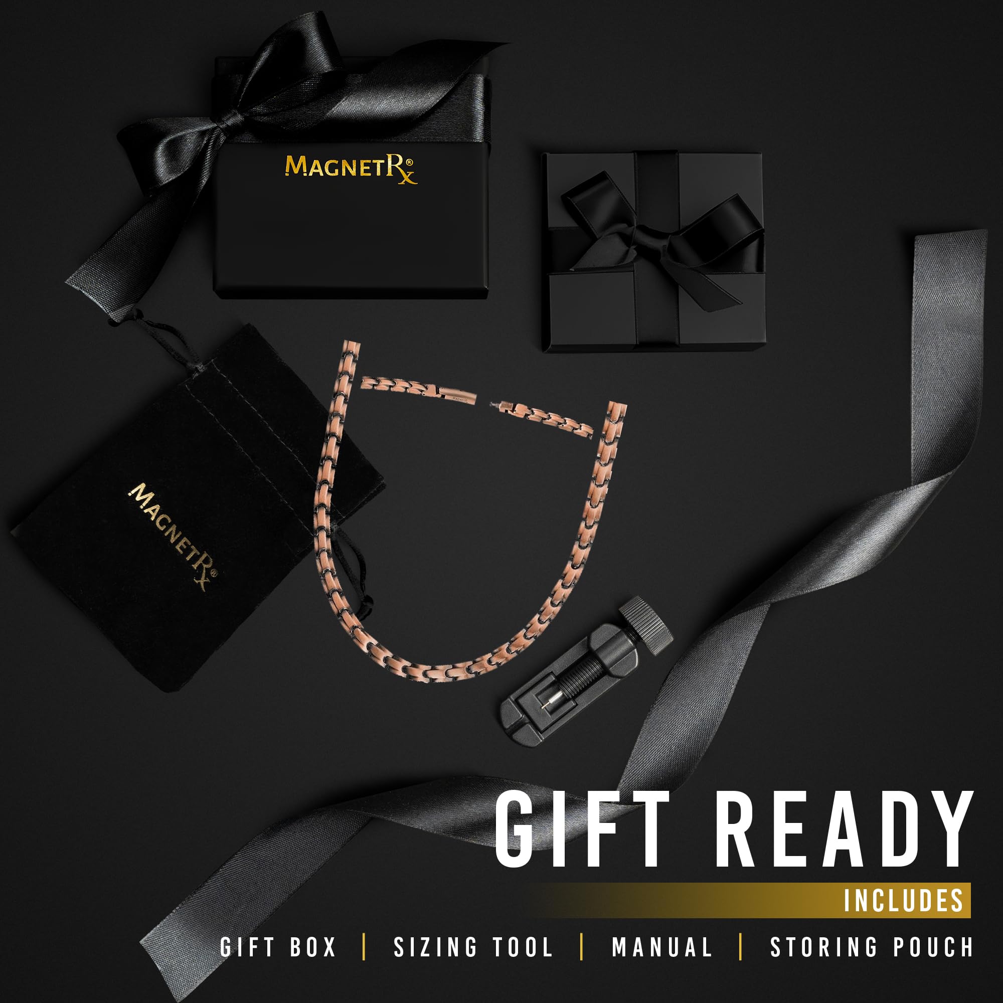 MagnetRX® Copper Magnetic Therapy Necklace - Ultra Strength 99.9% Pure Copper Necklace with 55 Magnets (19.25 Inches) for Men & Women - Relieve Pain, Improve Circulation & Reduce Stress | Perfect for Arthritis, Neck Pain & Daily Wellness