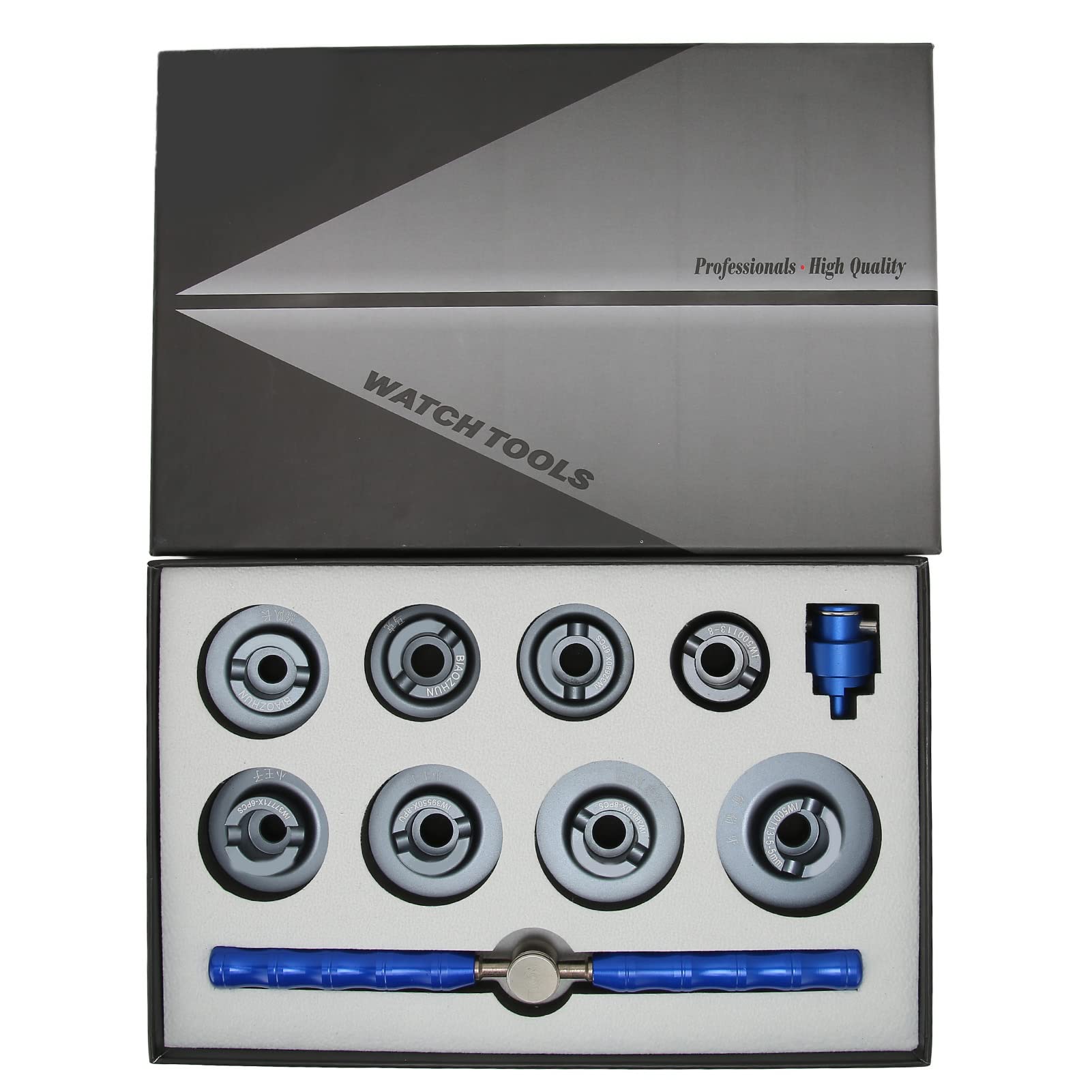 Professional Watch Case Opener Set - Stainless Steel Watch Back Cover Remover Tool Kit with Multiple Sizes for Watch Repair and Maintenance | Perfect for Watchmakers, Jewelers & DIY Enthusiasts
