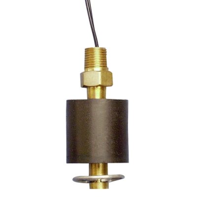 Mini Vertical Single Point Brass Liquid Level Switch - 1 Switch for Water Tanks, Boilers, and Industrial Liquid Control Systems