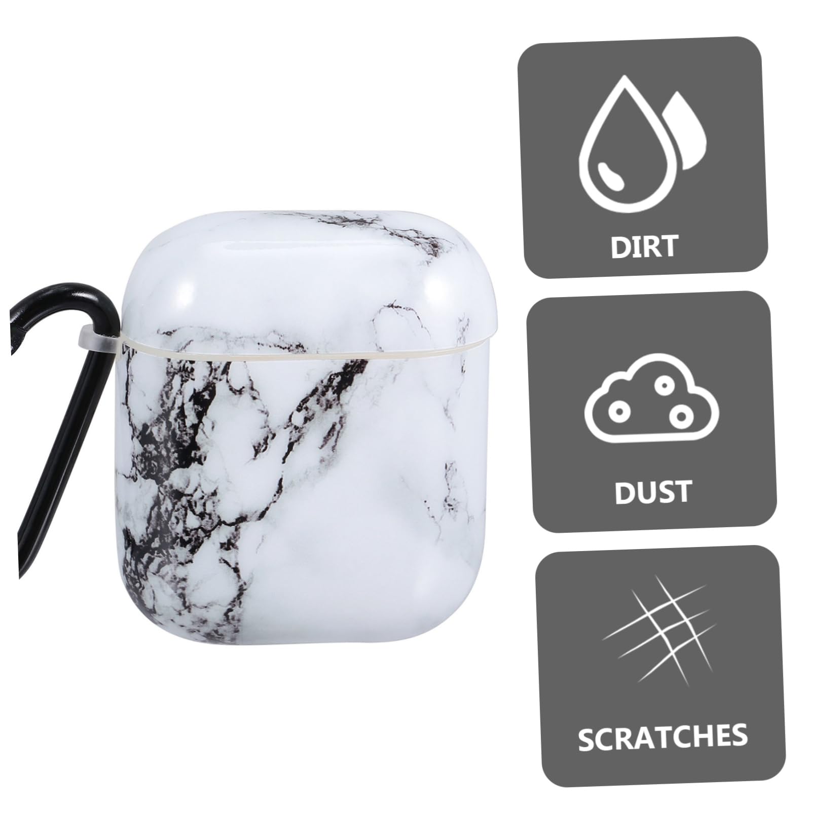 Veemoon Wireless Earbuds Case - Durable TPU Storage Cover Holder for AirPods & Headphones | Portable Charging Case Protector for Travel, Gym & Daily Use
