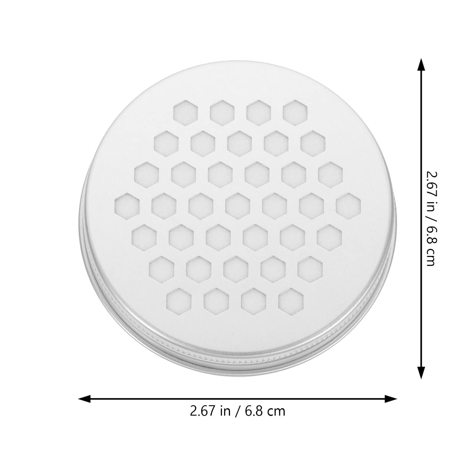 POPETPOP 10pcs 60ml Aluminum Essential Oil Diffuser Tins - Empty Aromatherapy Storage Containers with Hollow Lids, Round Travel Jars for DIY Air Fresheners, Candles & Sample Storage | Perfect for Home, Office & On-the-Go Use