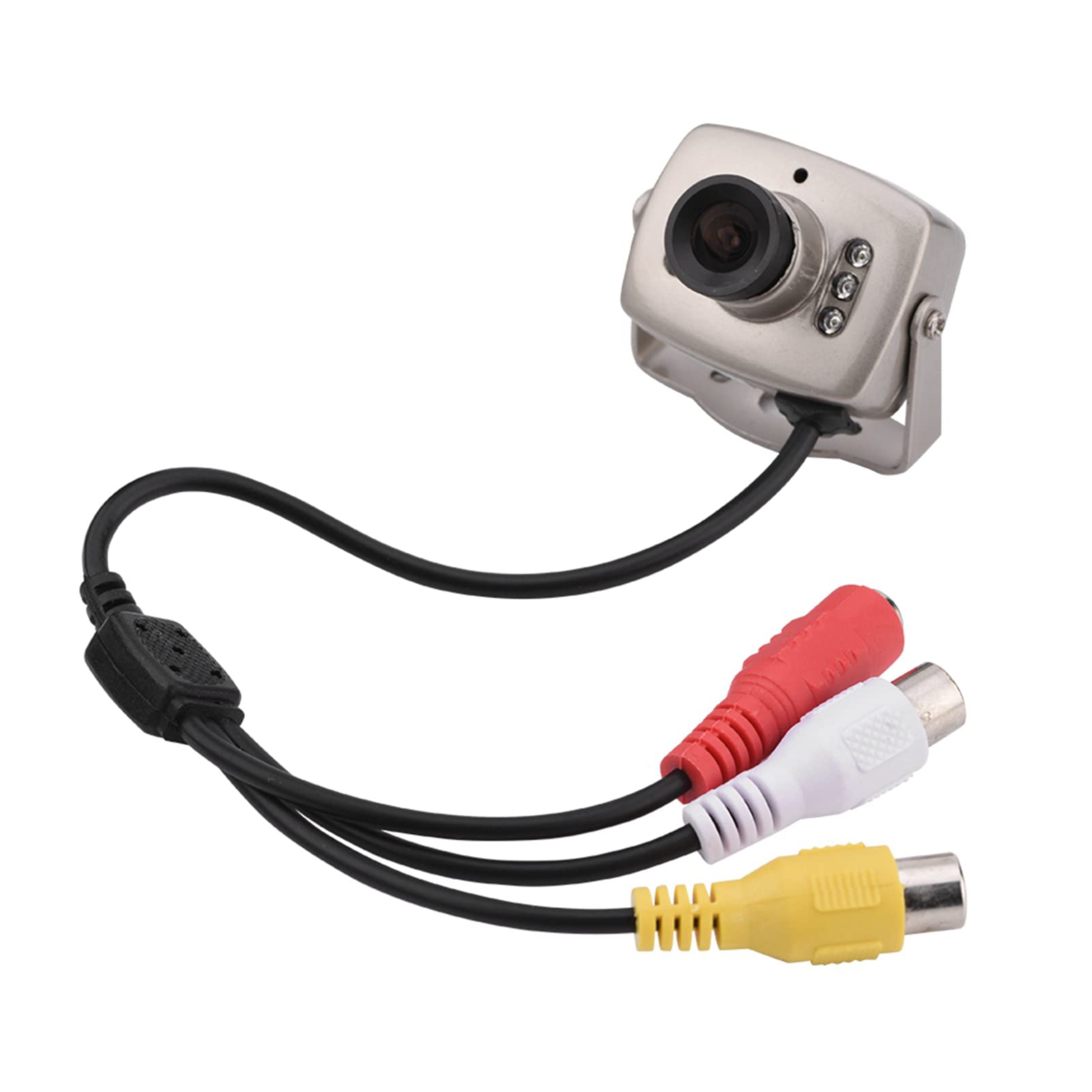 Mini CCTV Camera with Night Vision - 6 LED Wired CMOS Security Camera for Home & Hotel Surveillance (PAL/NTSC System) | Indoor Monitoring, Baby/Pet Watching, Property Protection