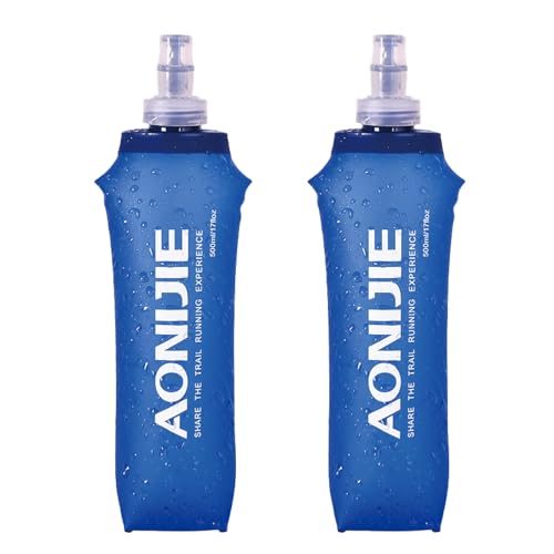 B-500ml (16.9oz) -2 pack - TPU Water Bottle