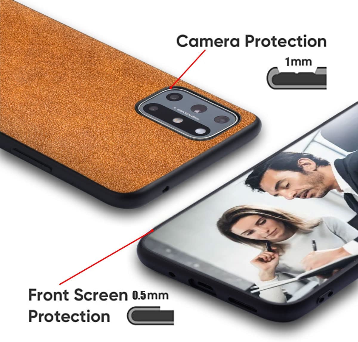 Premium Leather Protective Case for Google Pixel 7 Pro - Slim Fit, Shockproof & Scratch Resistant - Perfect for Work, Travel & Everyday Use